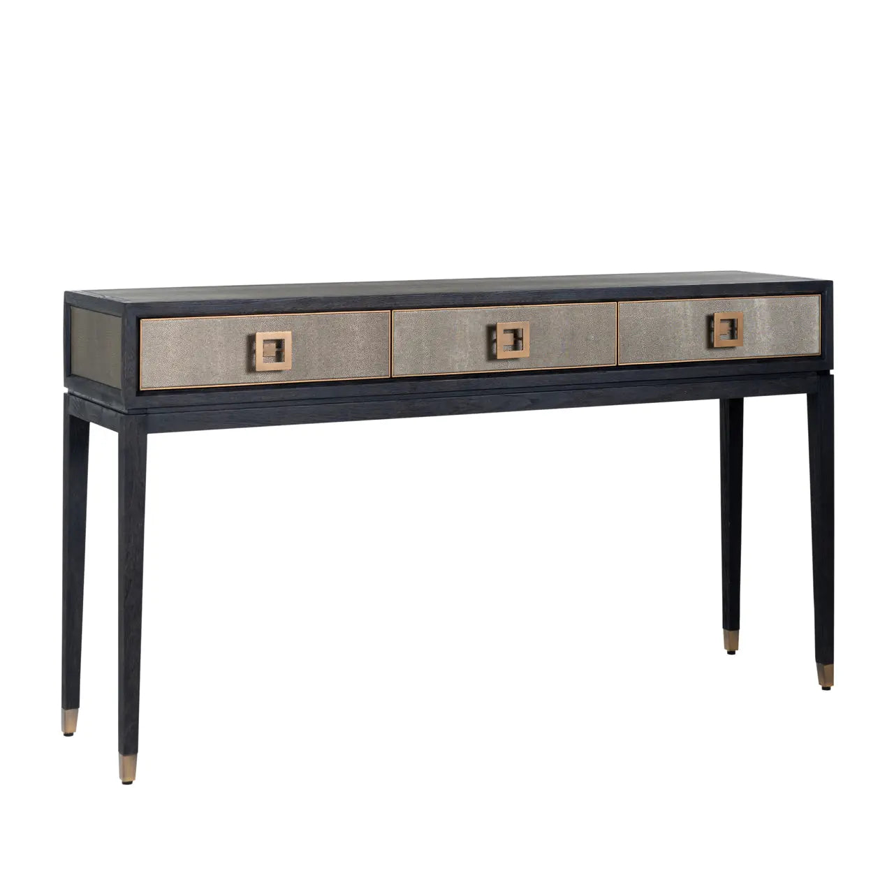 Richmond Interiors Bloomville Console Table in Gold  Nicholas John Interiors