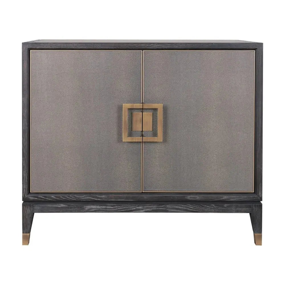 Richmond Interiors Bloomville Sideboard in Brass Shagreen   Nicholas John Interiors
