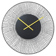 Richmond Interiors Blunt Black Clock   Nicholas John Interiors