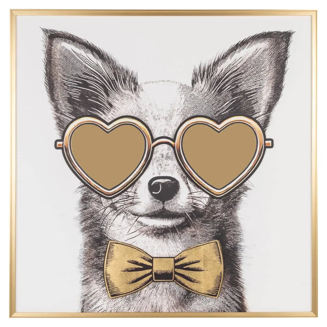 Richmond Interiors Bodhy Black/Gold Wall Art   Nicholas John Interiors