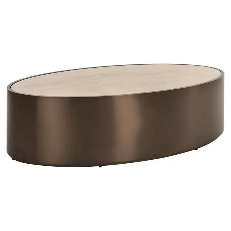 Richmond Interiors Bonanza Coffee Table in Bronze  Nicholas John Interiors