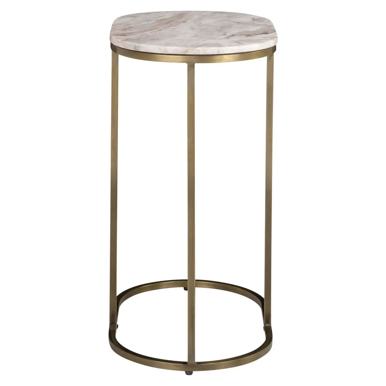 Richmond Interiors Bottega Blush Beige Sofa Table   Nicholas John Interiors