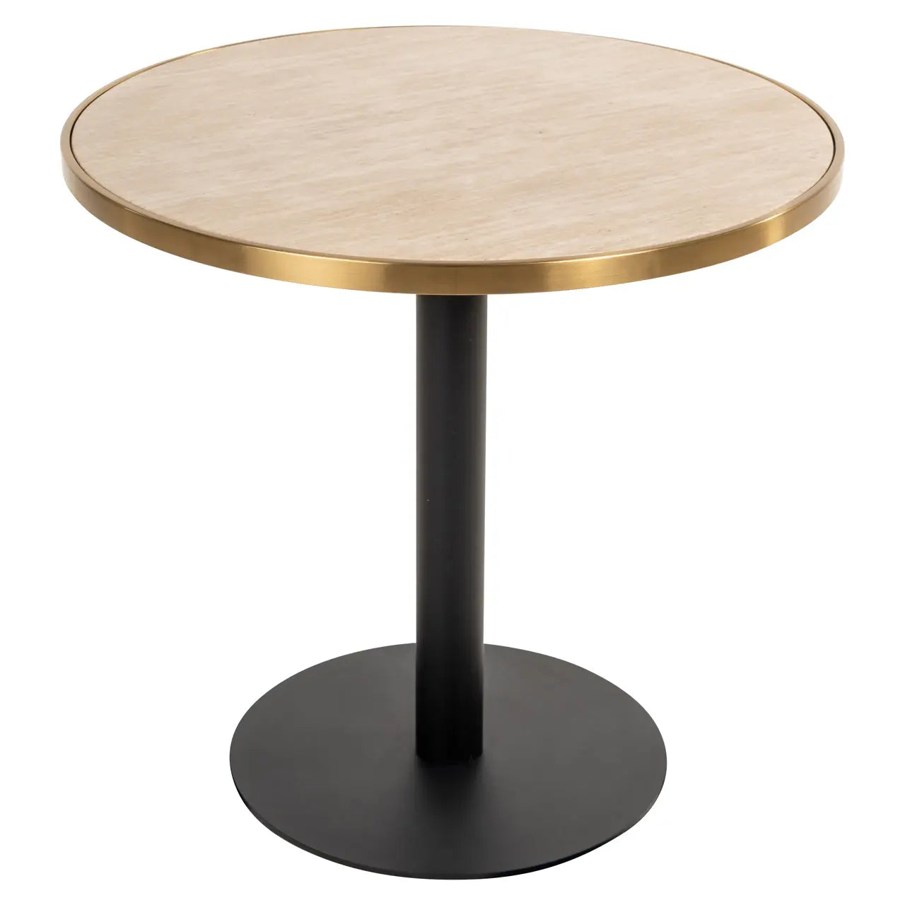 Richmond Interiors Brazza 80cm Bistro Table in Beige