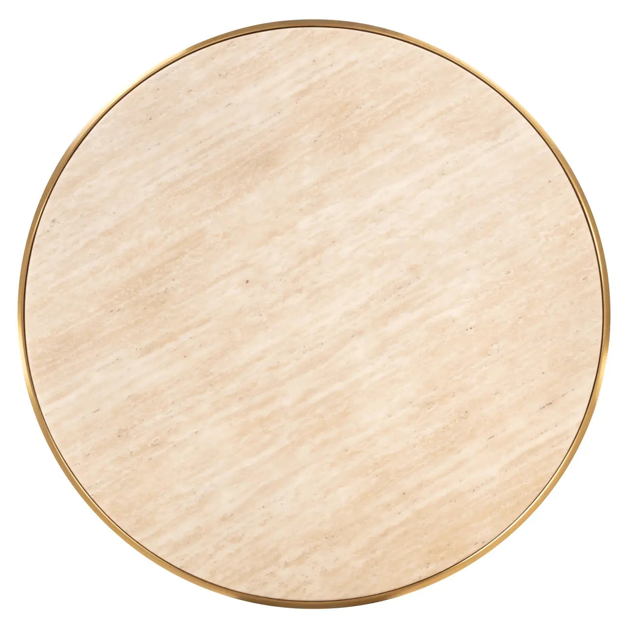 Richmond Interiors Brazza 80cm Bistro Table in Beige