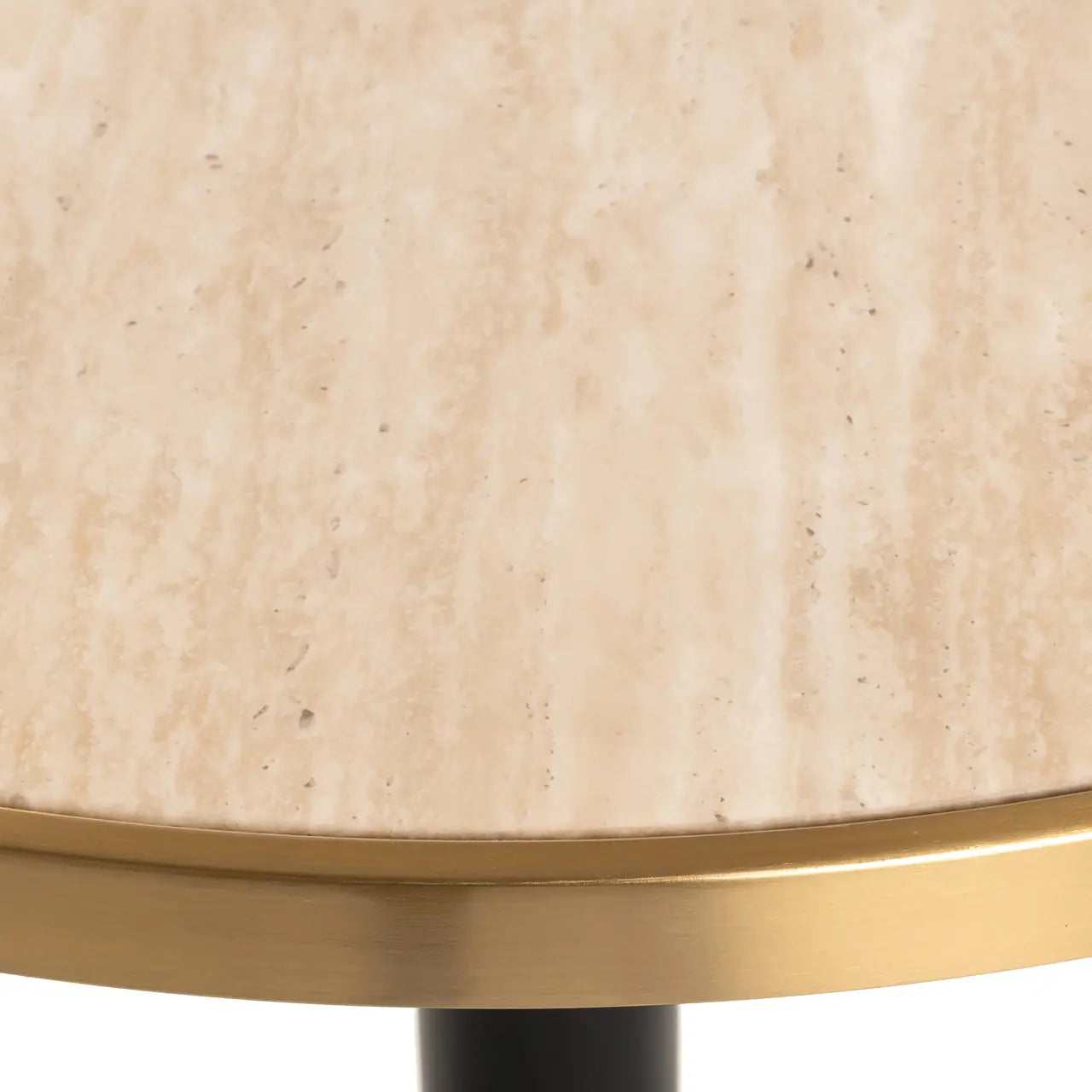 Richmond Interiors Brazza 80cm Bistro Table in Beige  Nicholas John Interiors