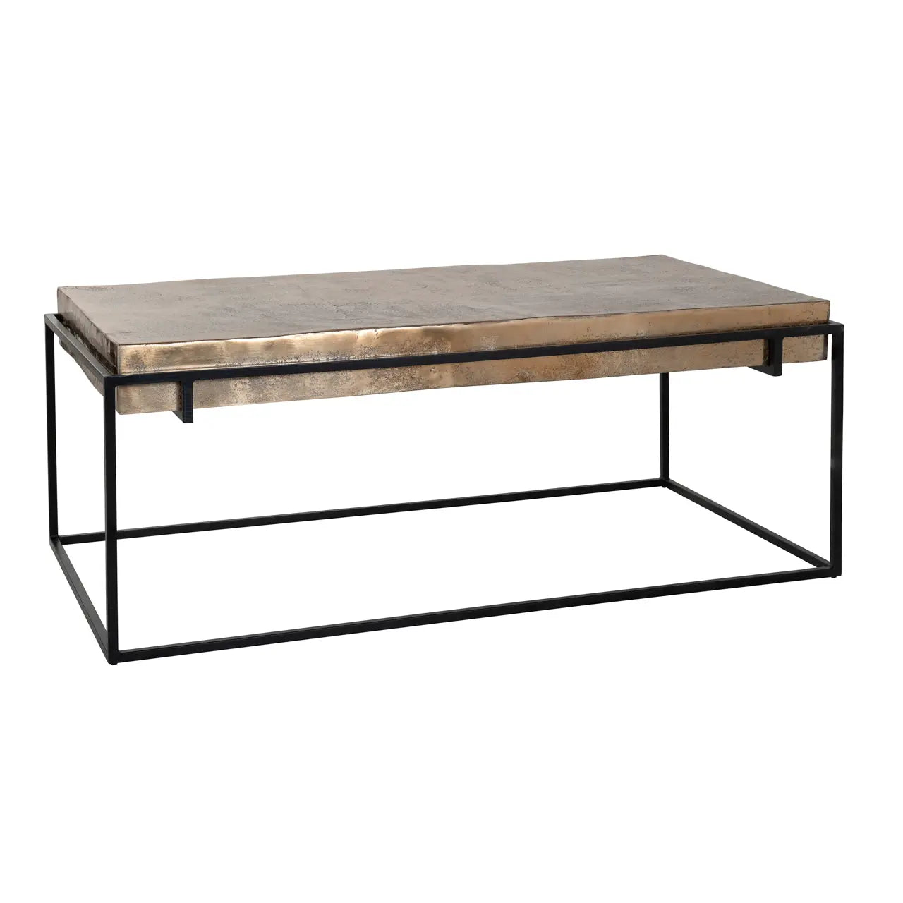 Richmond Interiors Calloway Champagne Gold Coffee Table   Nicholas John Interiors