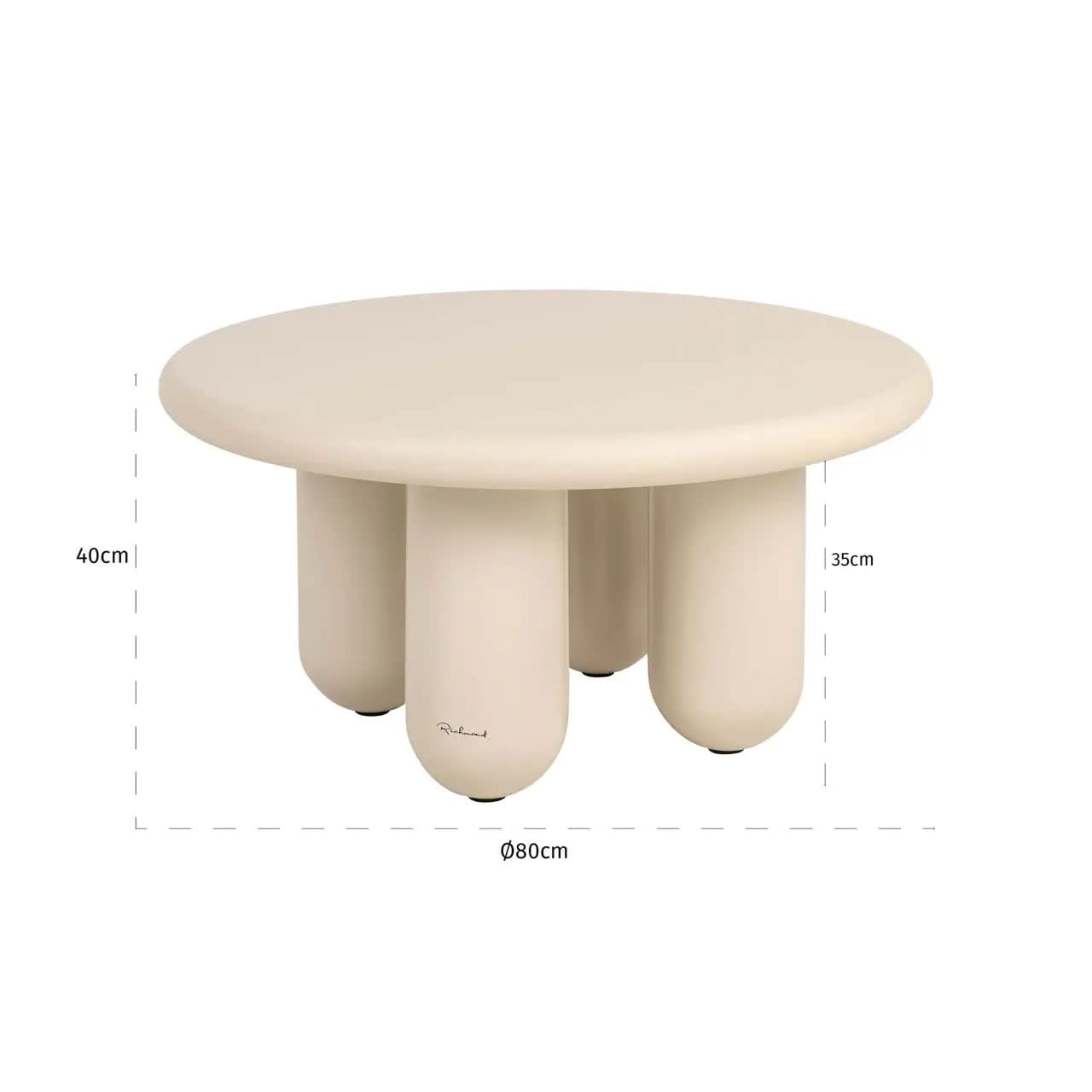 Richmond Interiors Calma Coffee Table in Beige   Nicholas John Interiors
