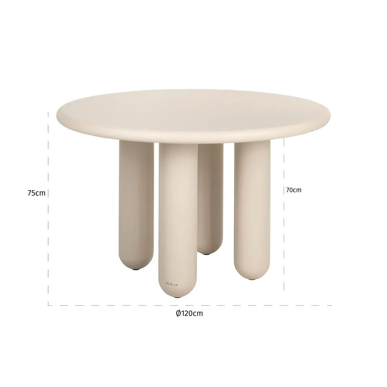 Richmond Interiors Calma Coffee Table in Beige   Nicholas John Interiors