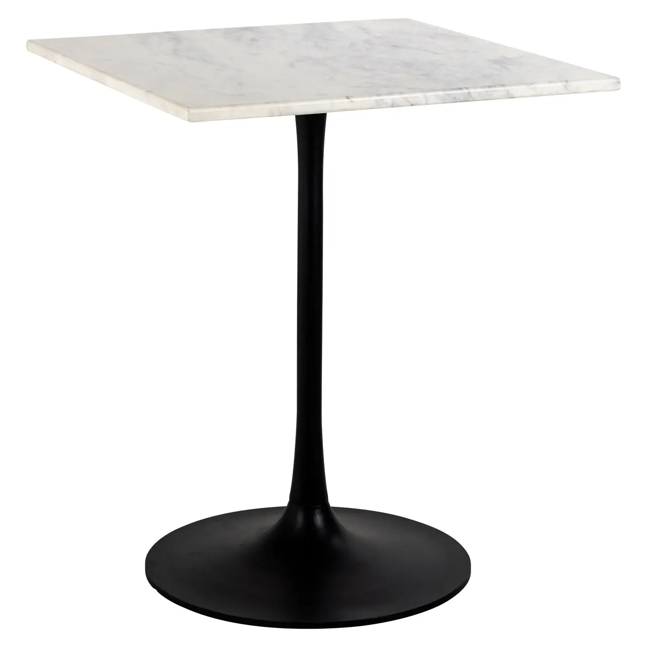 Richmond Interiors Carlten 65cm Bistro Table in Black/White  Nicholas John Interiors