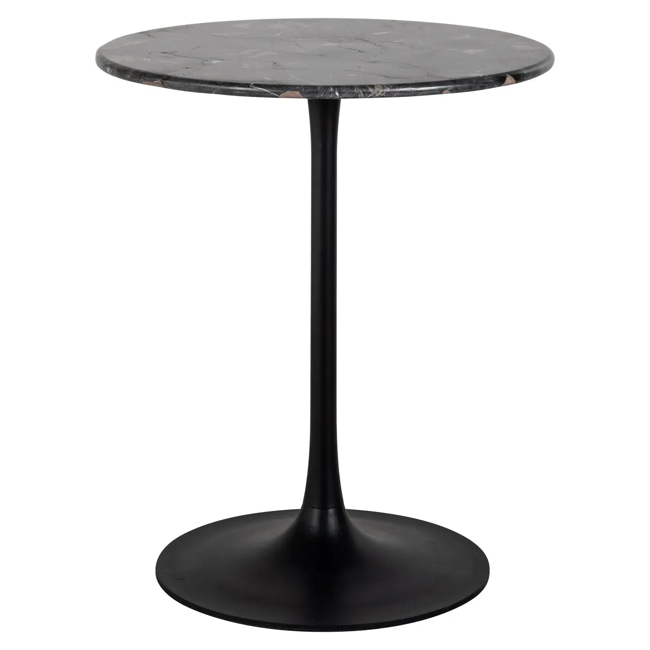 Richmond Interiors Carlten Bistro Table in Black 65cm  Nicholas John Interiors