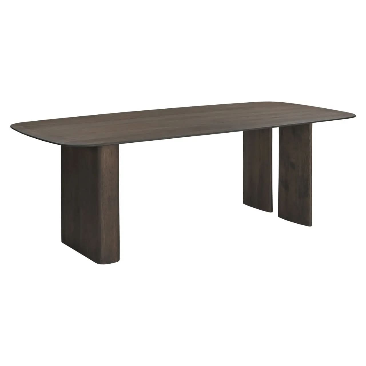 Richmond Interiors Castello Smoked Charchoal 230cm Dining Table   Nicholas John Interiors