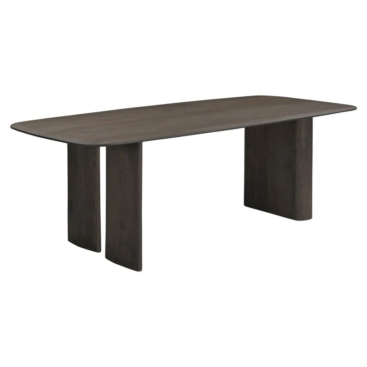Richmond Interiors Castello Smoked Charchoal 230cm Dining Table   Nicholas John Interiors