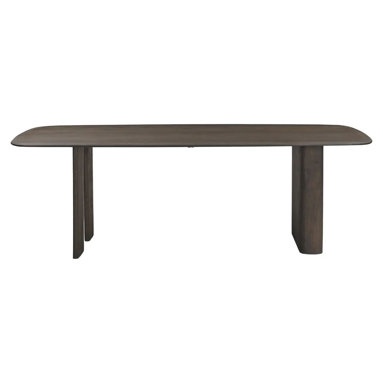 Richmond Interiors Castello Smoked Charchoal 230cm Dining Table   Nicholas John Interiors