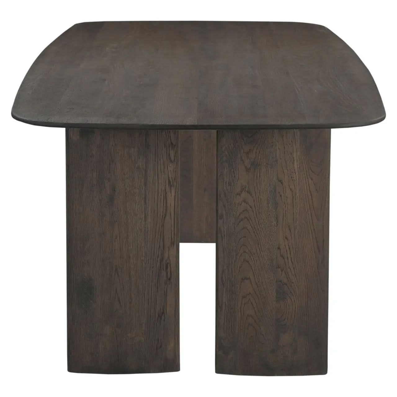 Richmond Interiors Castello Smoked Charchoal 230cm Dining Table   Nicholas John Interiors