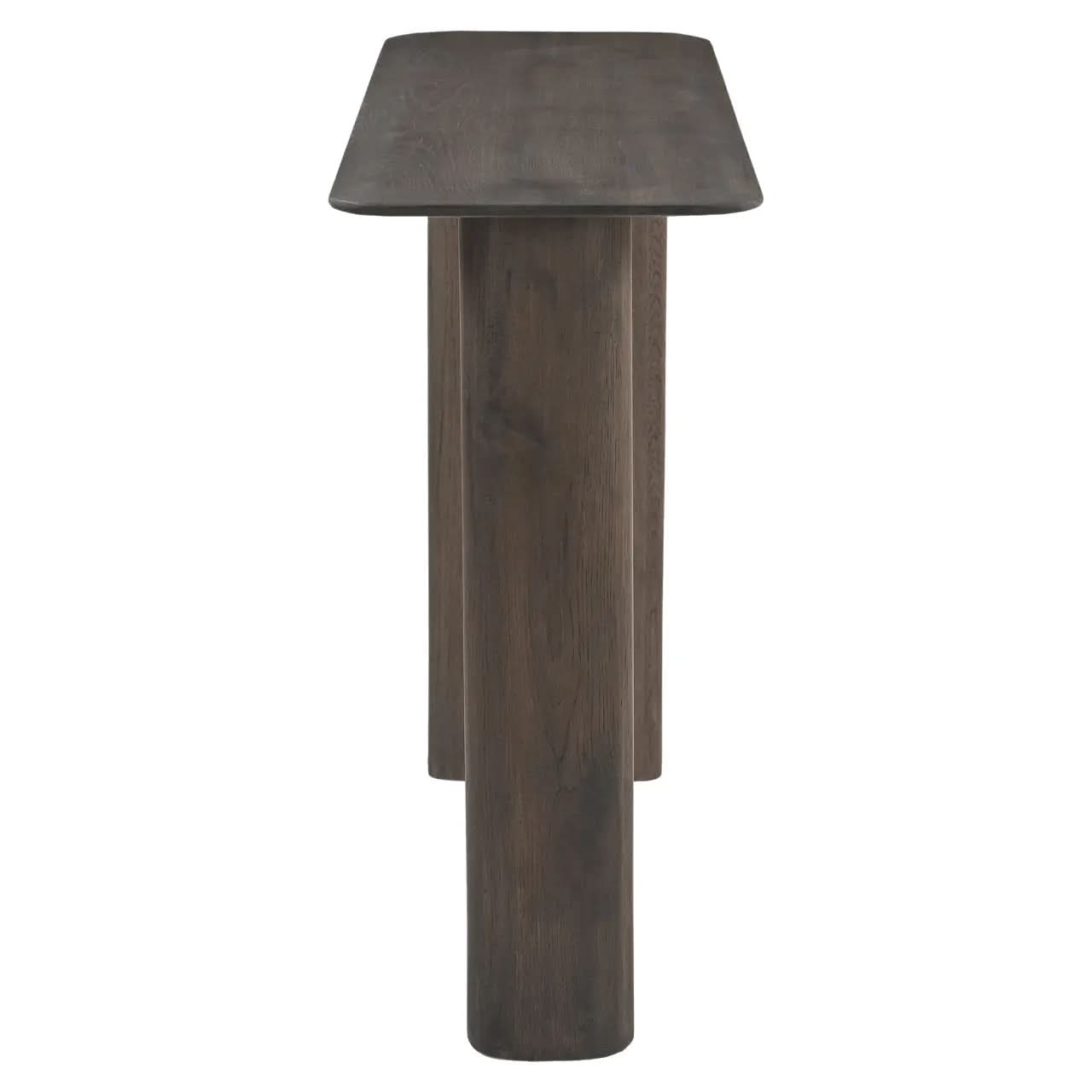 Richmond Interiors Castello Smoked Charchoal Console Table   Nicholas John Interiors