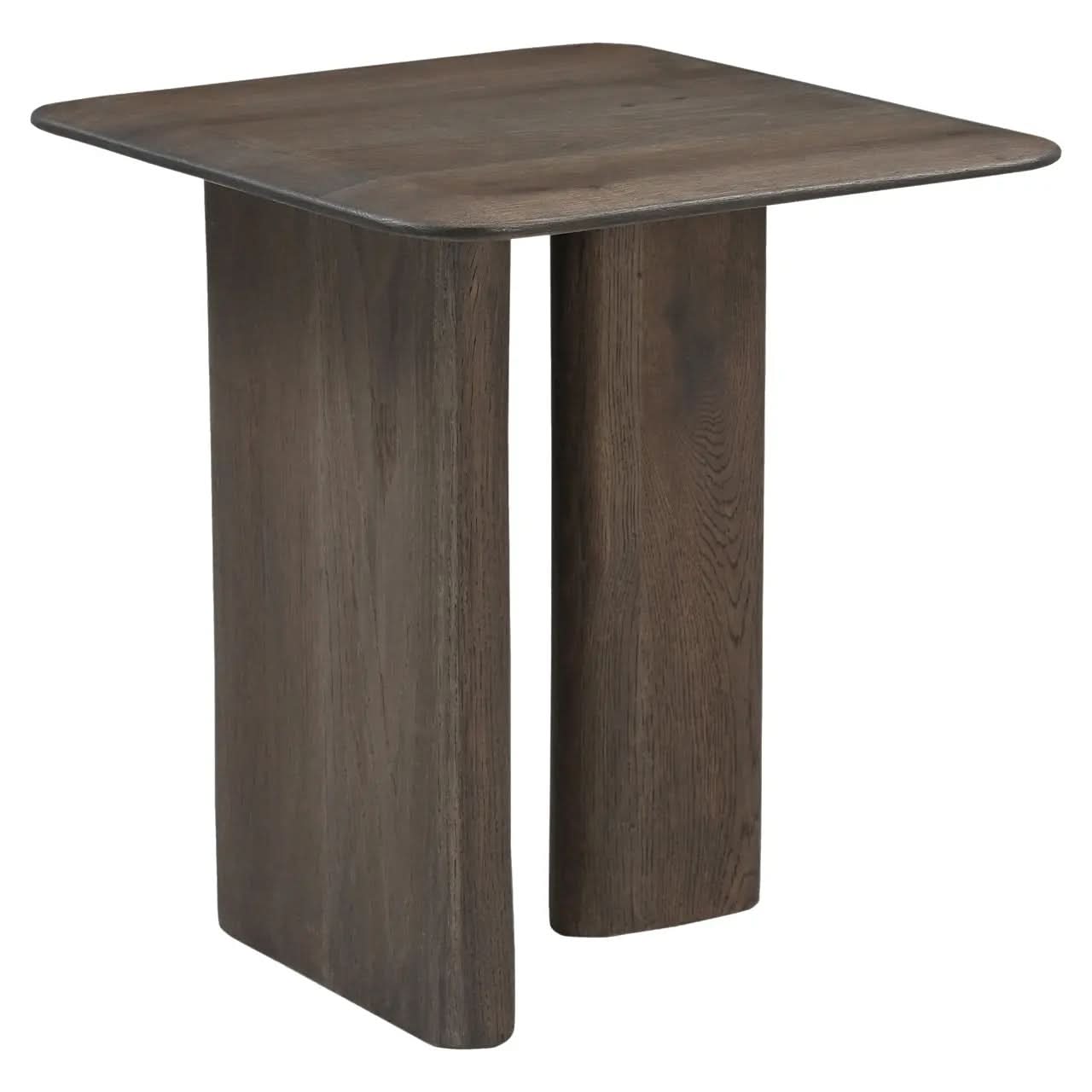 Richmond Interiors Castello Smoked Charchoal Oak Top End Table   Nicholas John Interiors