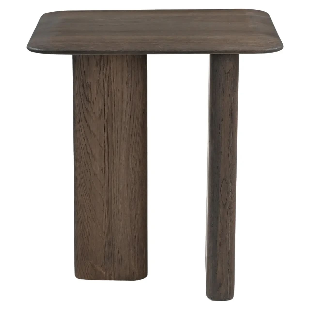 Richmond Interiors Castello Smoked Charchoal Oak Top End Table   Nicholas John Interiors