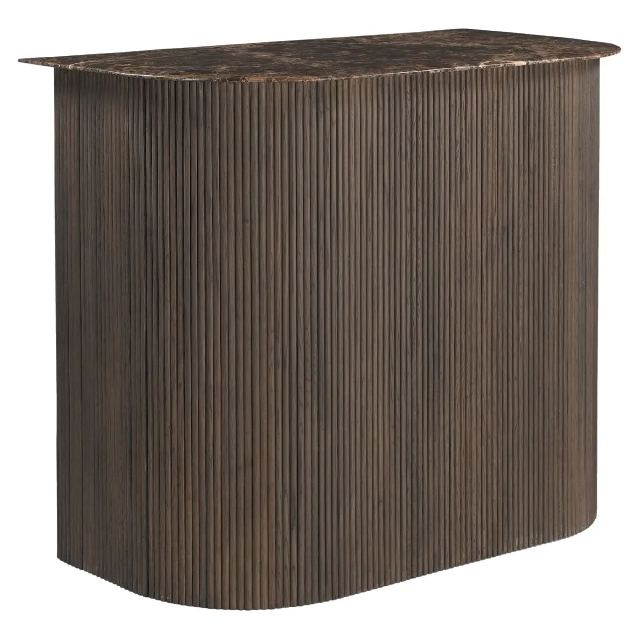 Richmond Interiors Castello Smoked Charcoal Bar   Nicholas John Interiors