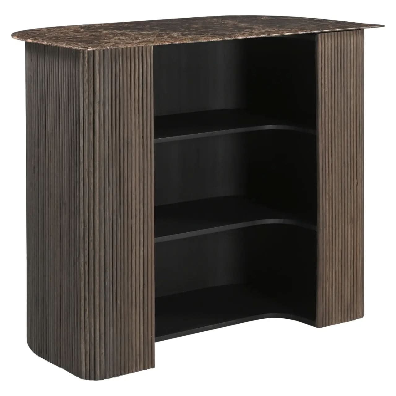 Richmond Interiors Castello Smoked Charcoal Bar   Nicholas John Interiors
