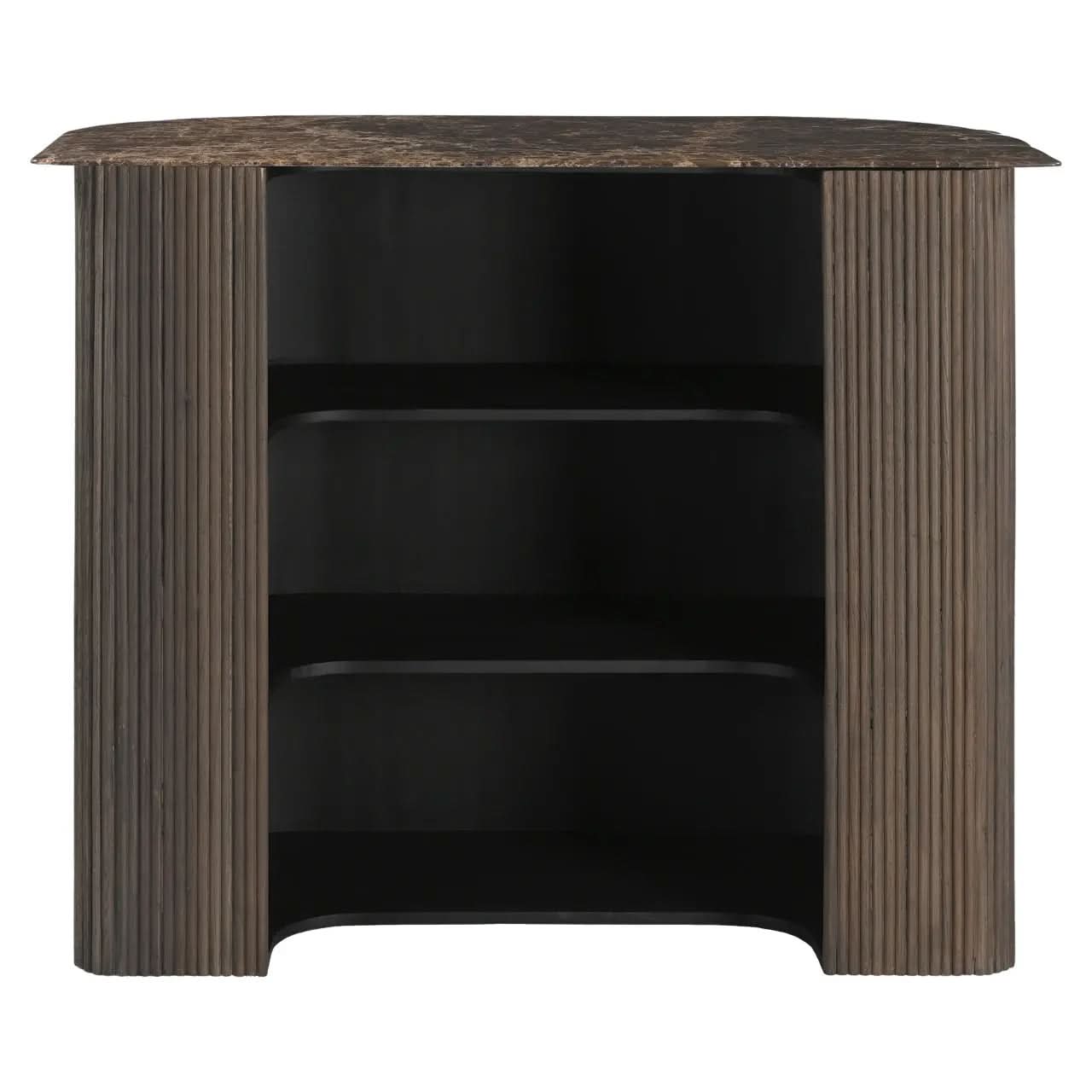 Richmond Interiors Castello Smoked Charcoal Bar   Nicholas John Interiors