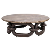 Richmond Interiors Chainey Ash Brown Coffee Table   Nicholas John Interiors
