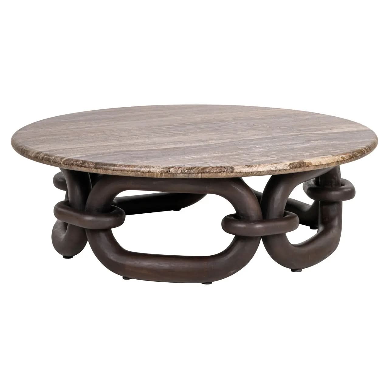 Richmond Interiors Chainey Ash Brown Coffee Table   Nicholas John Interiors