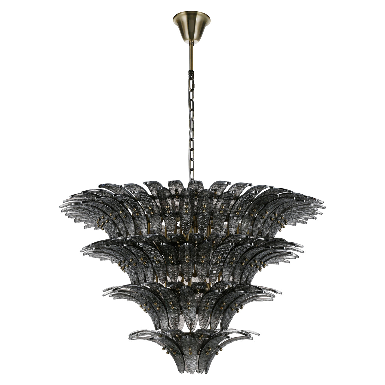 Richmond Interiors Chandelier Cyrah black  Nicholas John Interiors