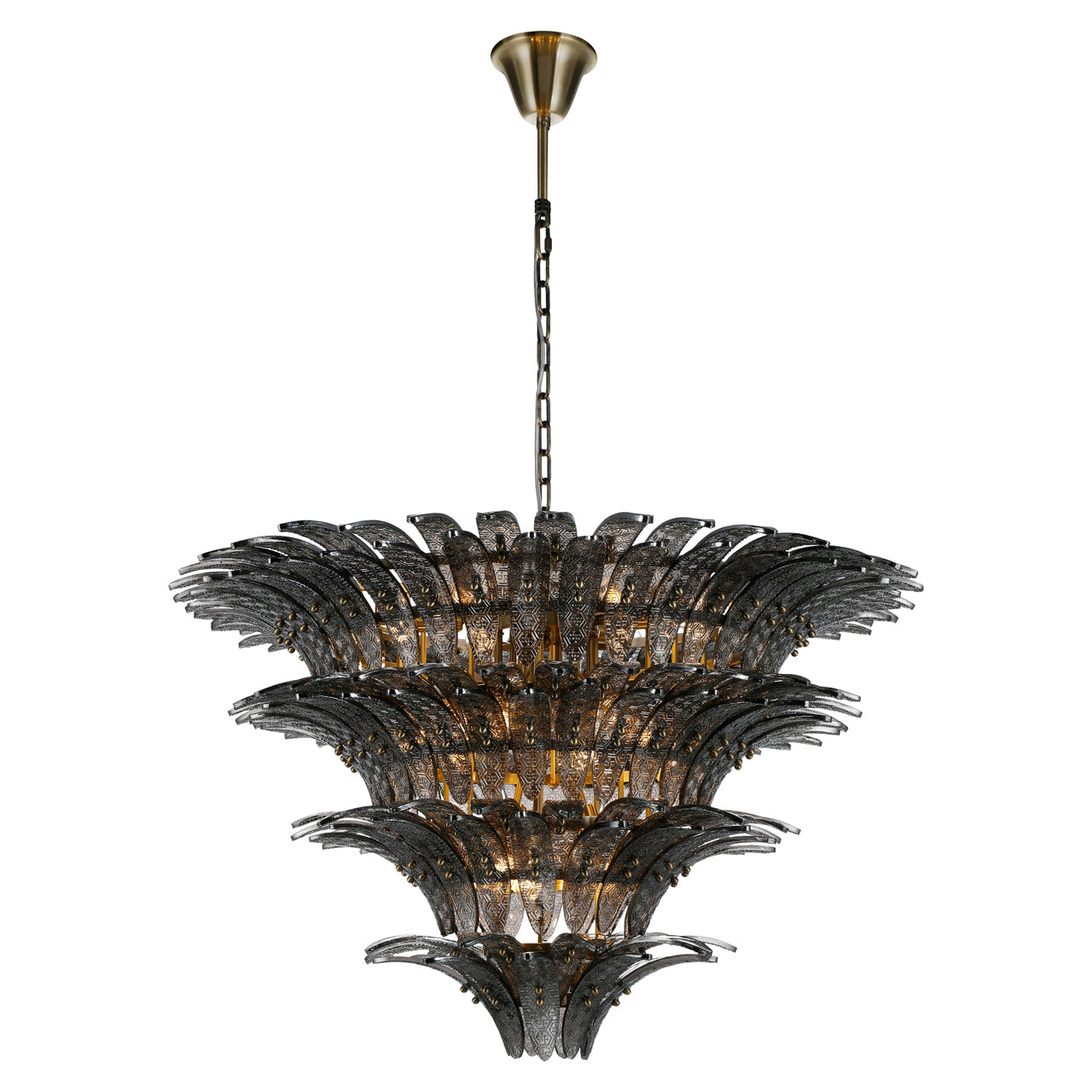 Richmond Interiors Chandelier Cyrah black  Nicholas John Interiors