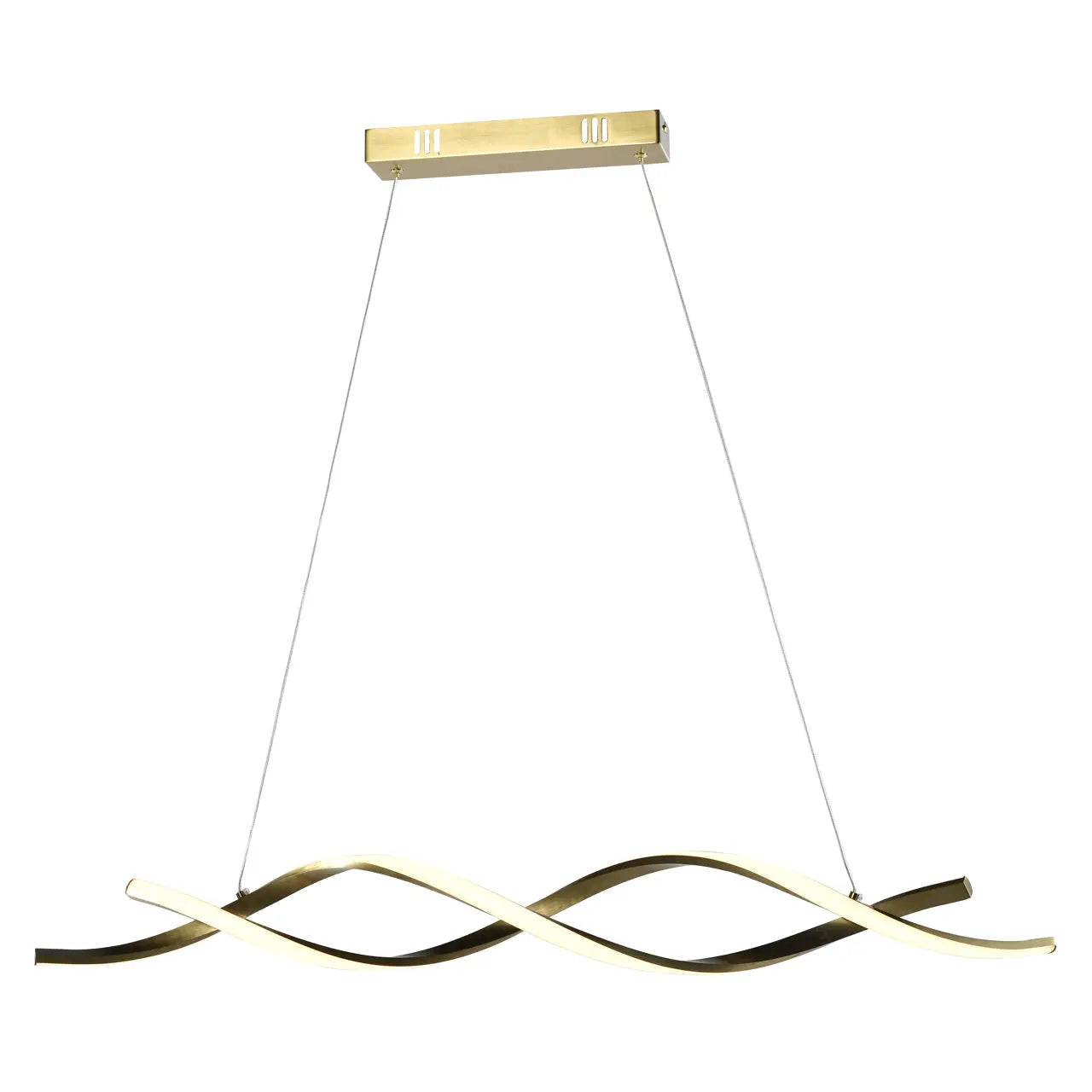 Richmond Interiors Lorine Chandelier in Brushed Gold