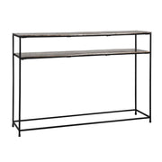 Richmond Interiors Chandon Console Table in Champagne Gold  Nicholas John Interiors