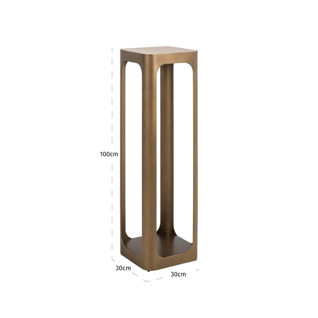 Richmond Interiors Claridge Column in Gold   Nicholas John Interiors