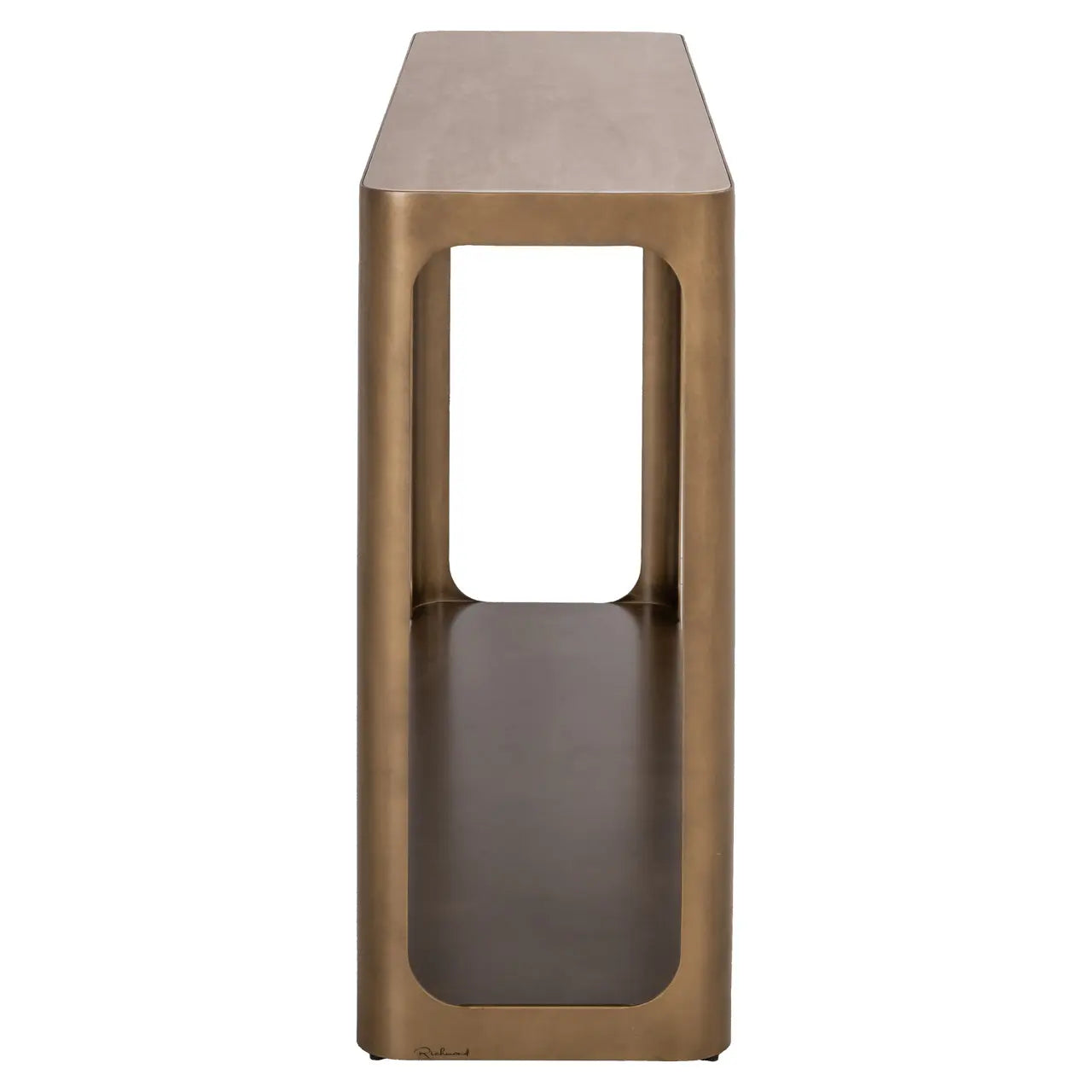 Richmond Interiors Claridge Console Table in Sand  Nicholas John Interiors