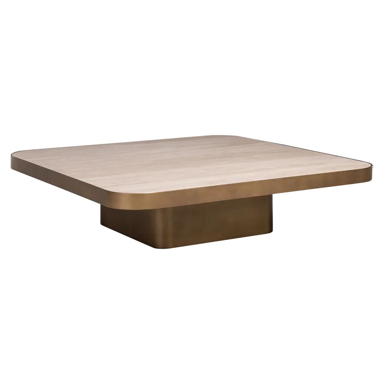 Richmond Interiors Claridge Large Coffee Table in Beige   Nicholas John Interiors
