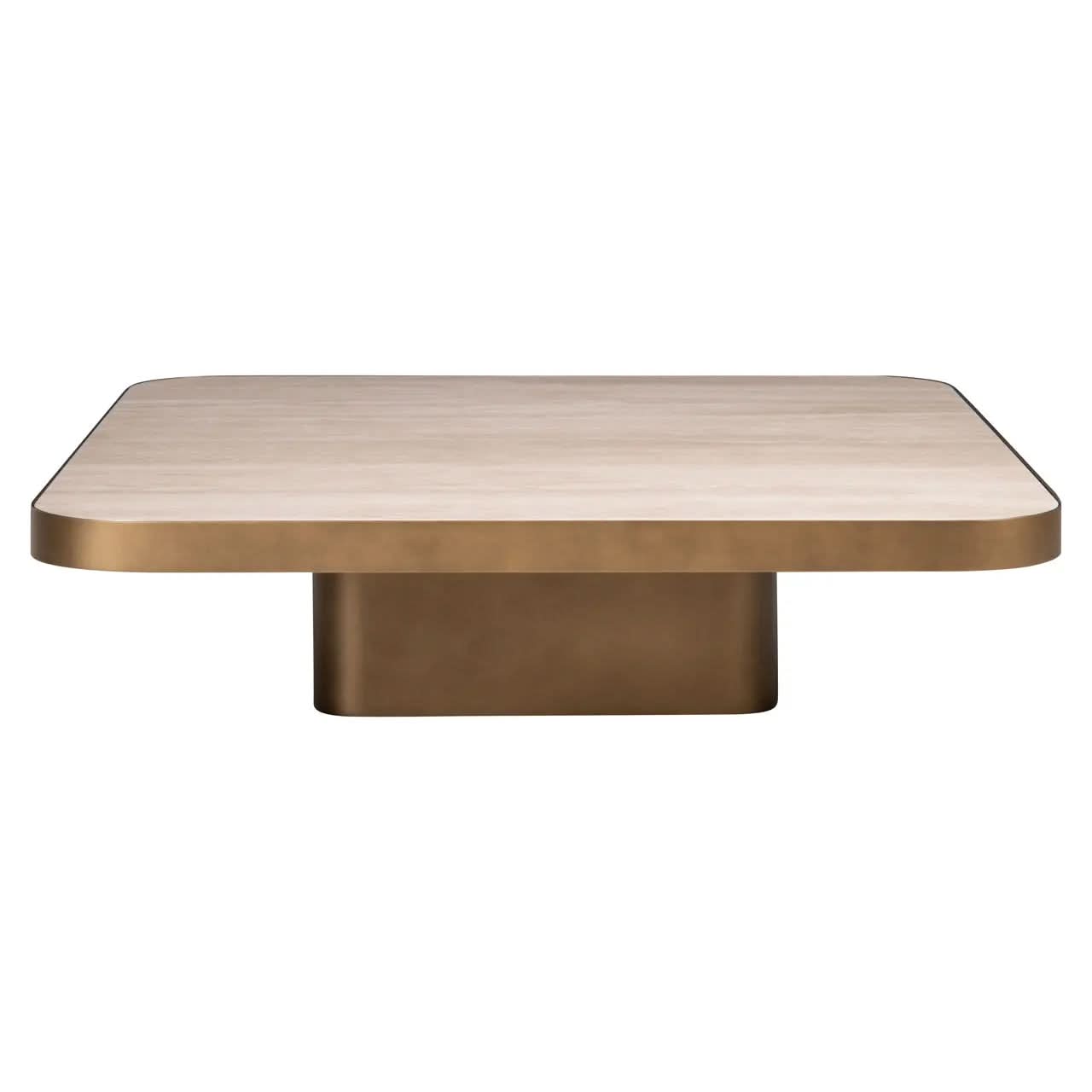 Richmond Interiors Claridge Large Coffee Table in Beige   Nicholas John Interiors