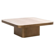 Richmond Interiors Claridge Medium Coffee Table in Beige   Nicholas John Interiors