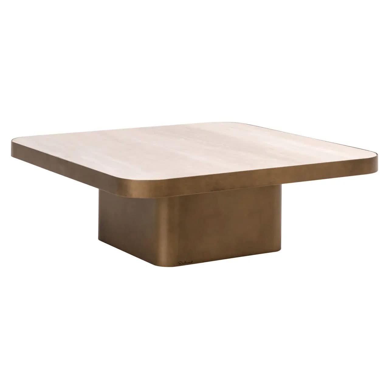 Richmond Interiors Claridge Medium Coffee Table in Beige   Nicholas John Interiors