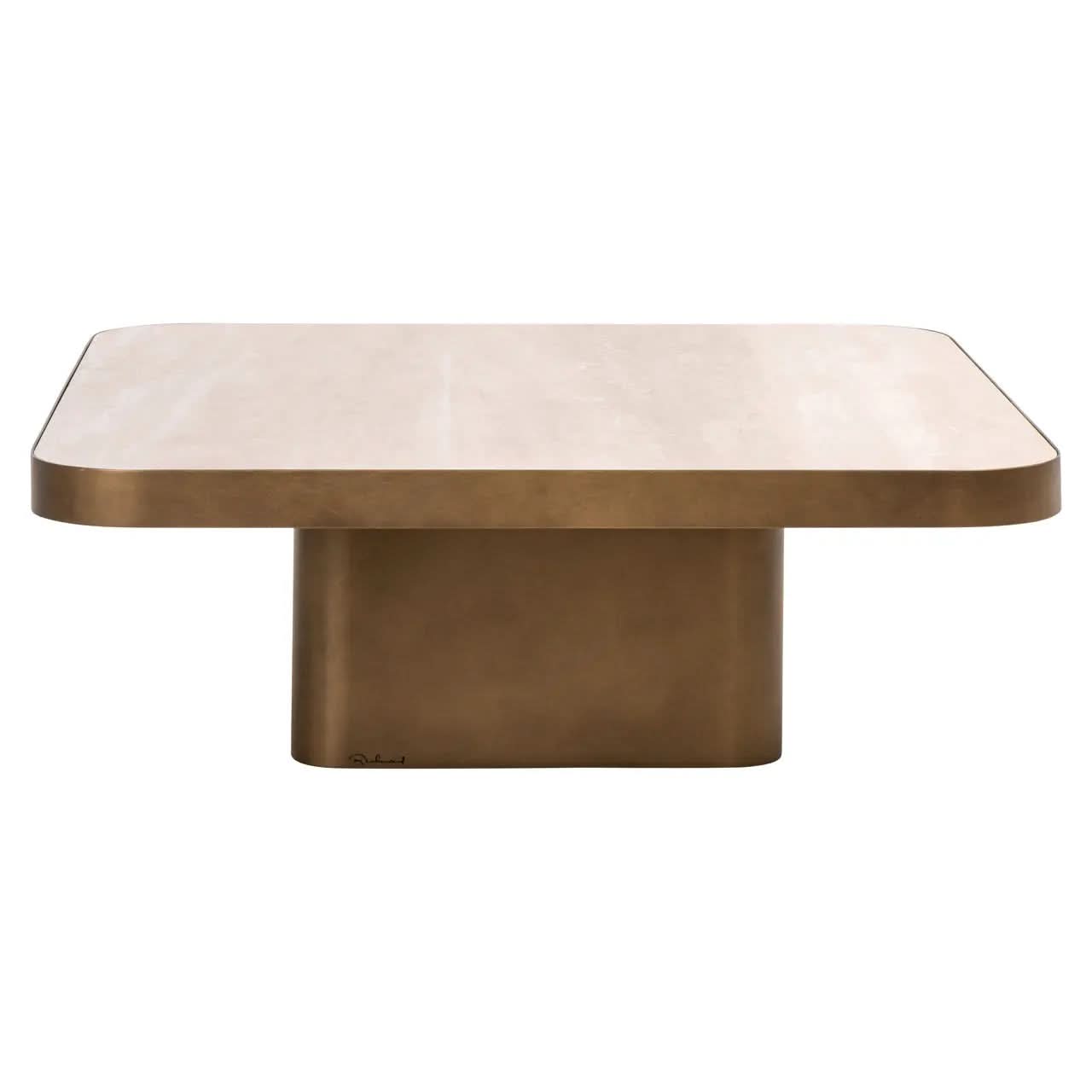 Richmond Interiors Claridge Medium Coffee Table in Beige   Nicholas John Interiors