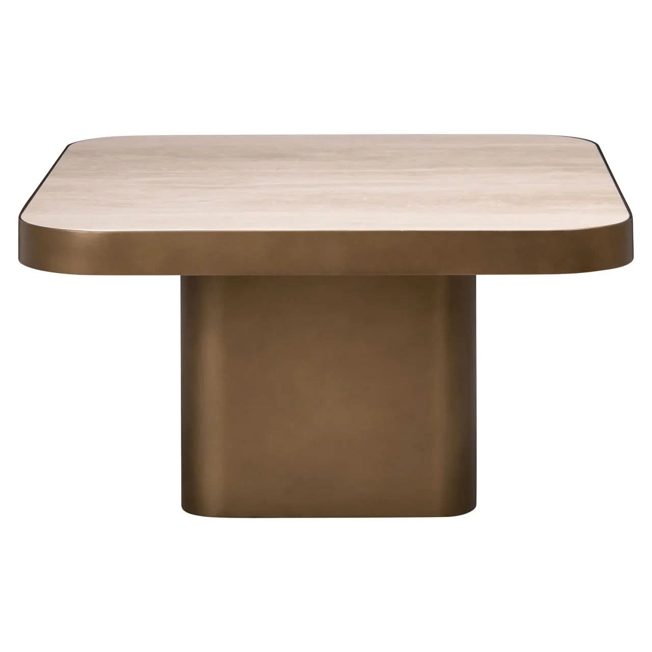 Richmond Interiors Claridge Small Coffee Table in Beige   Nicholas John Interiors