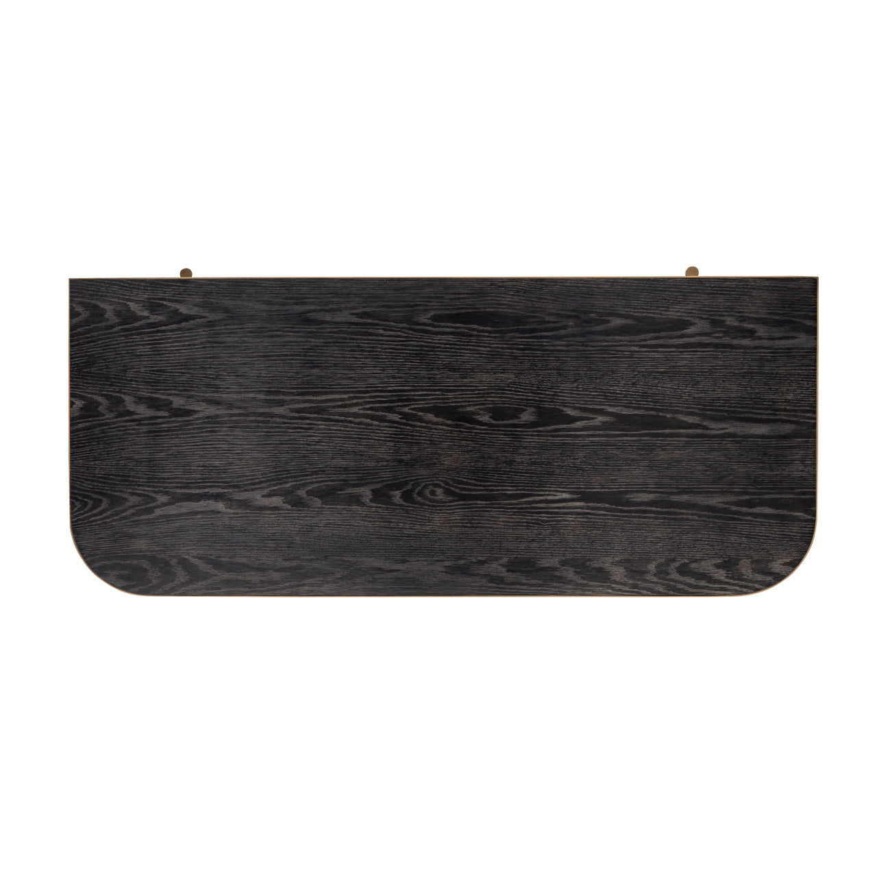 Richmond Interiors Classio Desk in Brushed Gold  Nicholas John Interiors