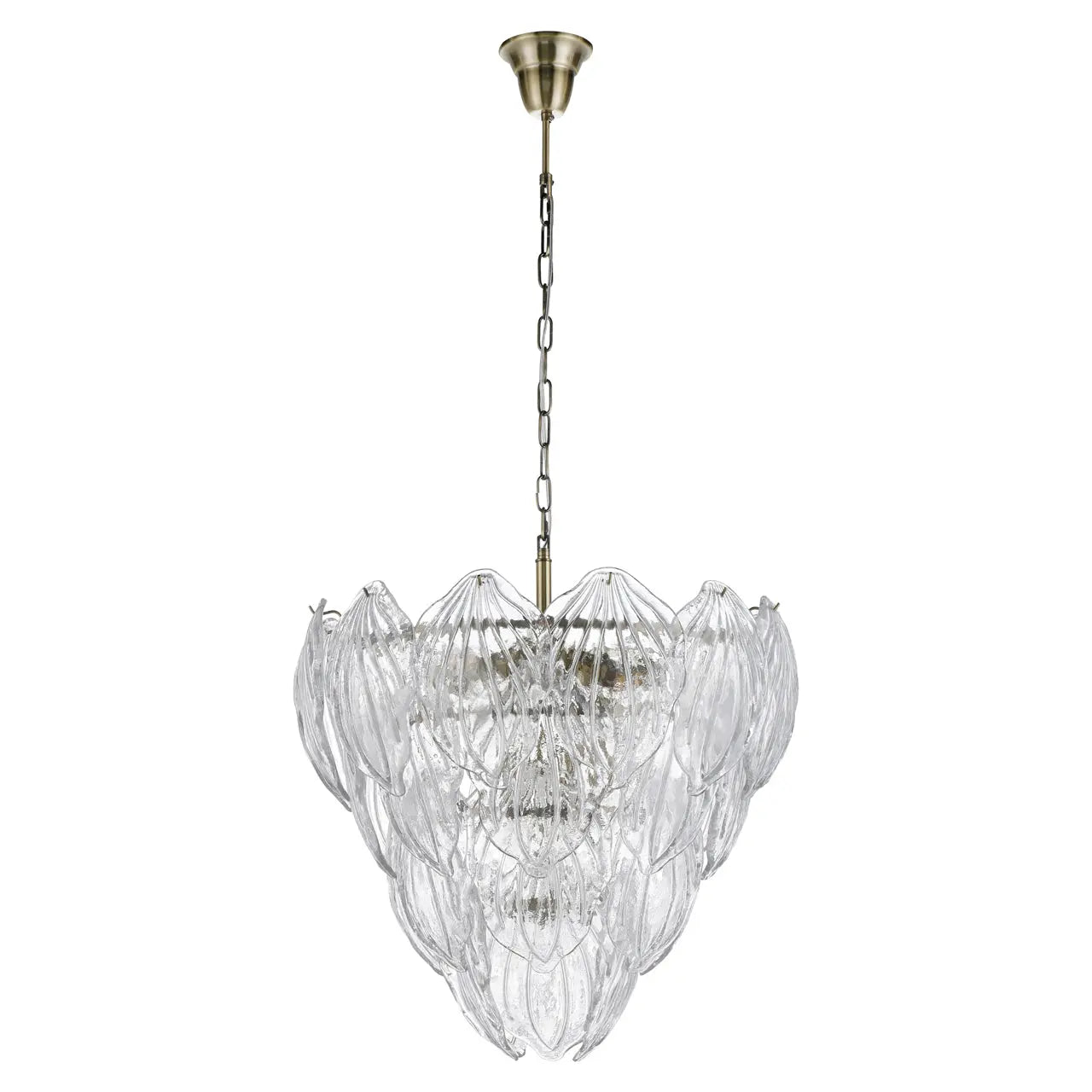 Richmond Interiors Clay Chandelier in Iridescent  Nicholas John Interiors