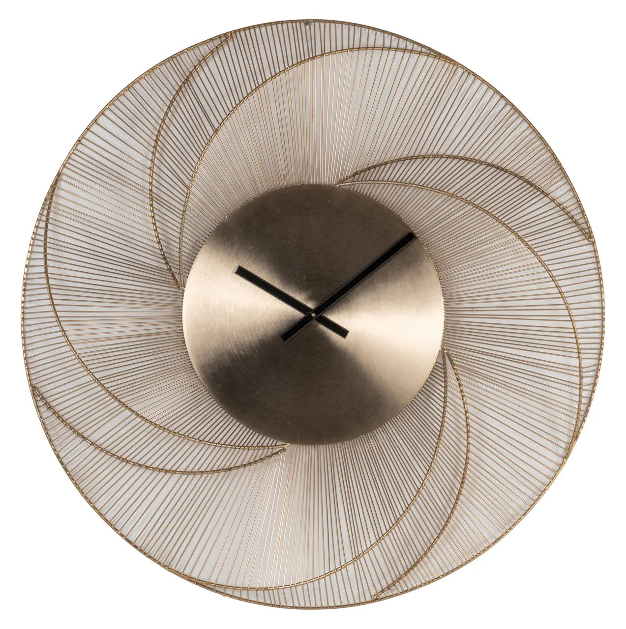 Richmond Interiors Clock Denver gold   Nicholas John Interiors