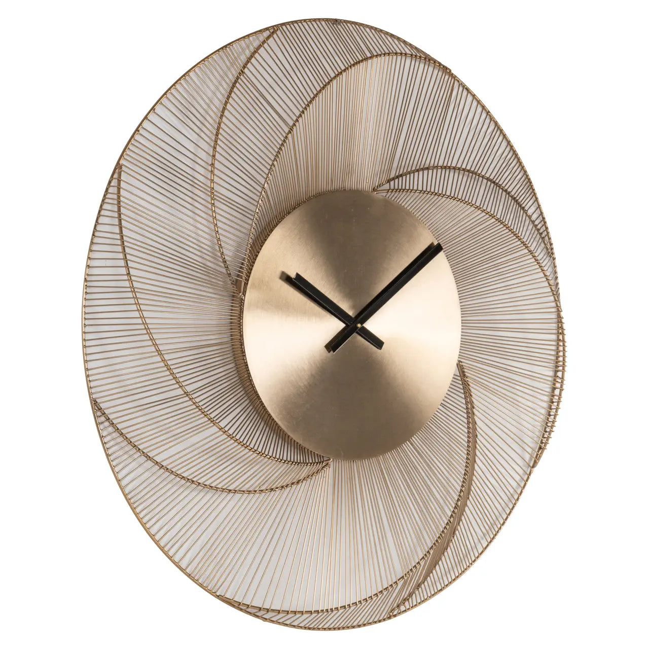 Richmond Interiors Clock Denver gold   Nicholas John Interiors