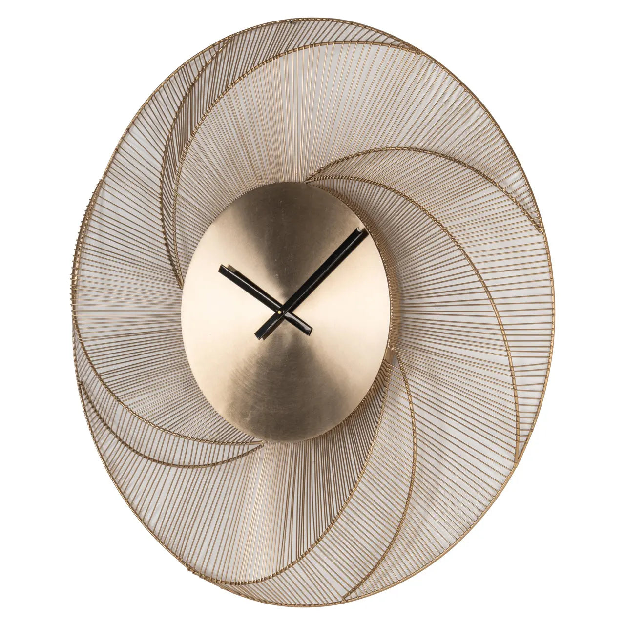 Richmond Interiors Clock Denver gold   Nicholas John Interiors