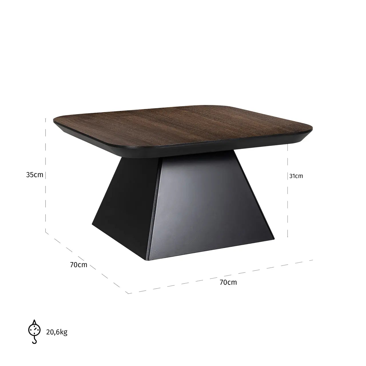 Richmond Interiors Bonvoy Coffee Table in Brown