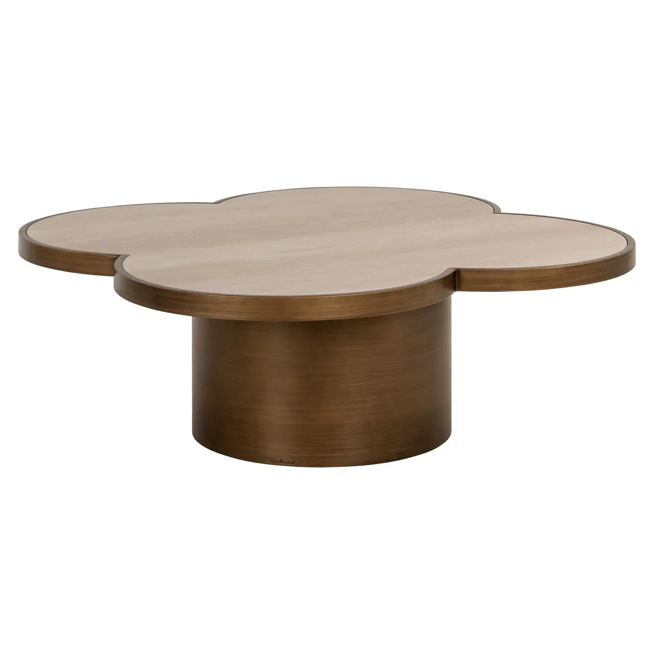 Richmond Interiors Clover Coffee Table in Beige