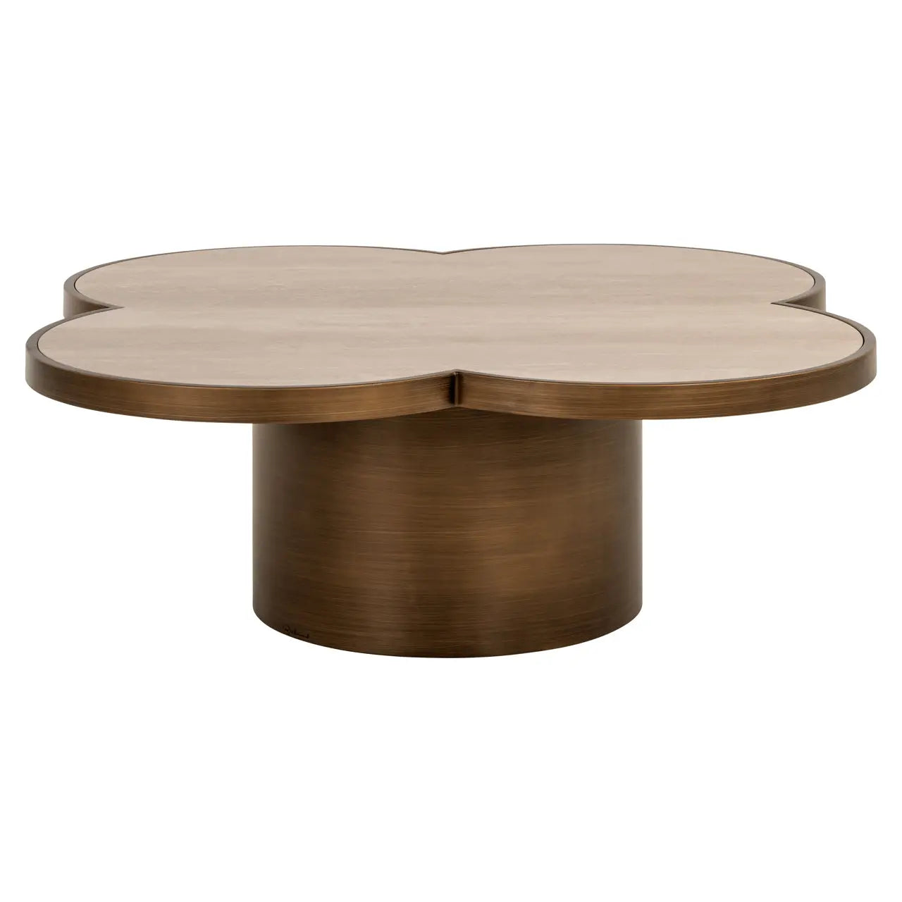 Richmond Interiors Clover Coffee Table in Beige