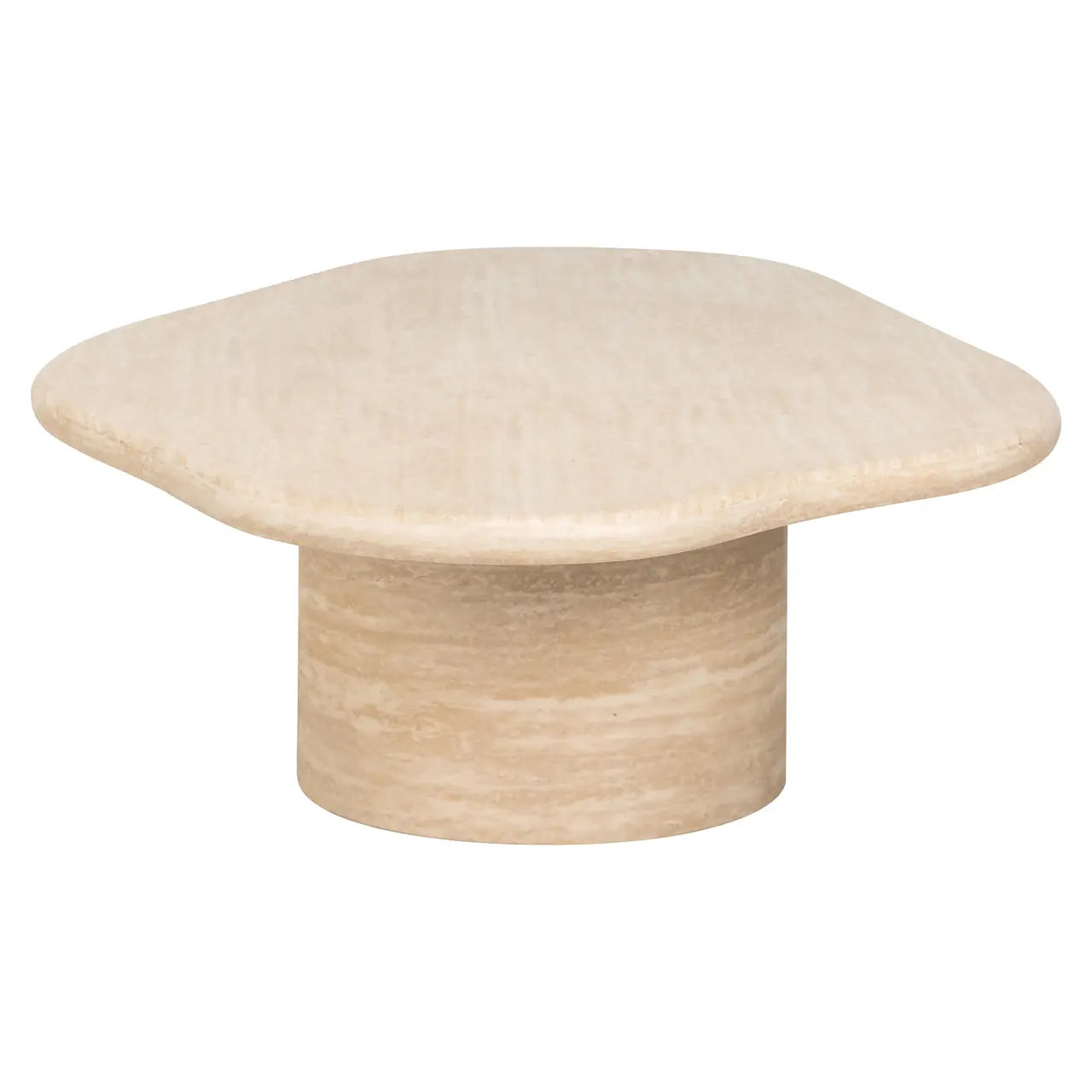 Richmond Interiors Fictus 130cm Coffee Table in Beige