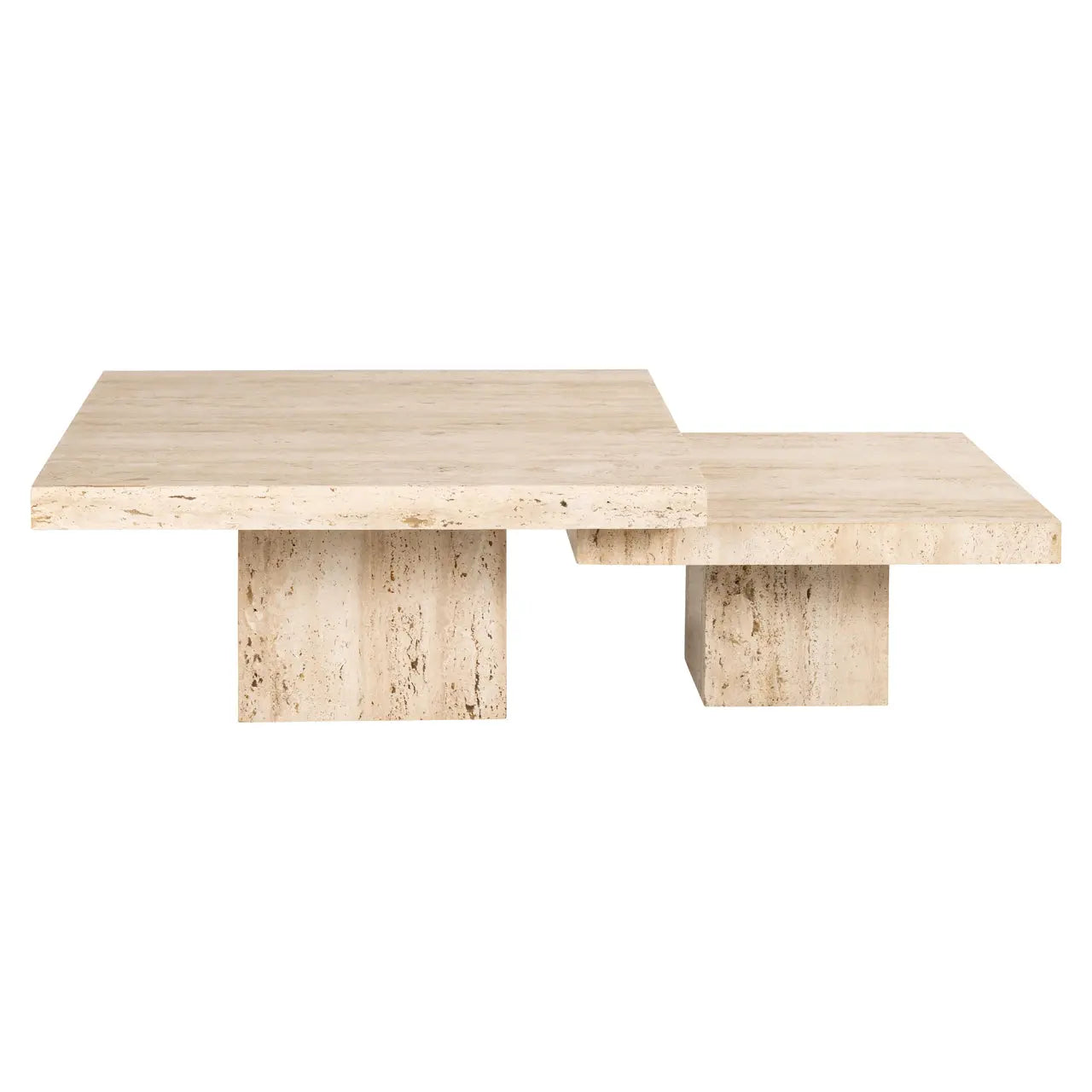 Richmond Interiors La Cantera Set of 2 Coffee Table in Beige