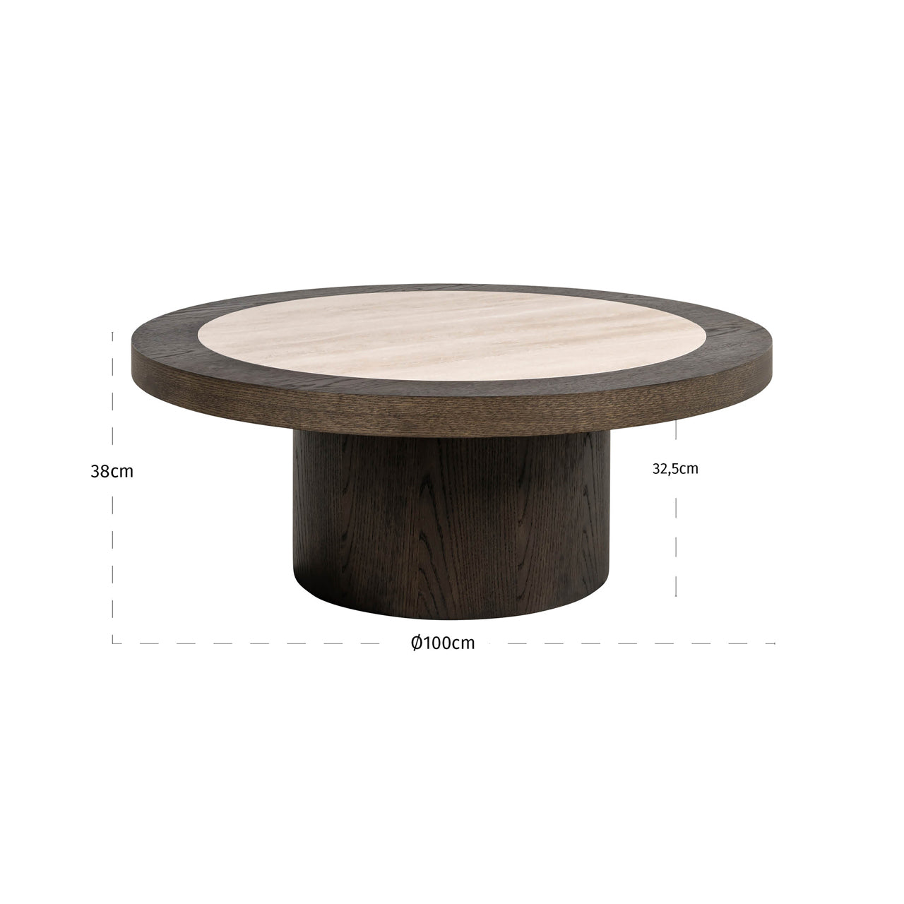 Richmond Interiors Coffee table Nando brown  Nicholas John Interiors