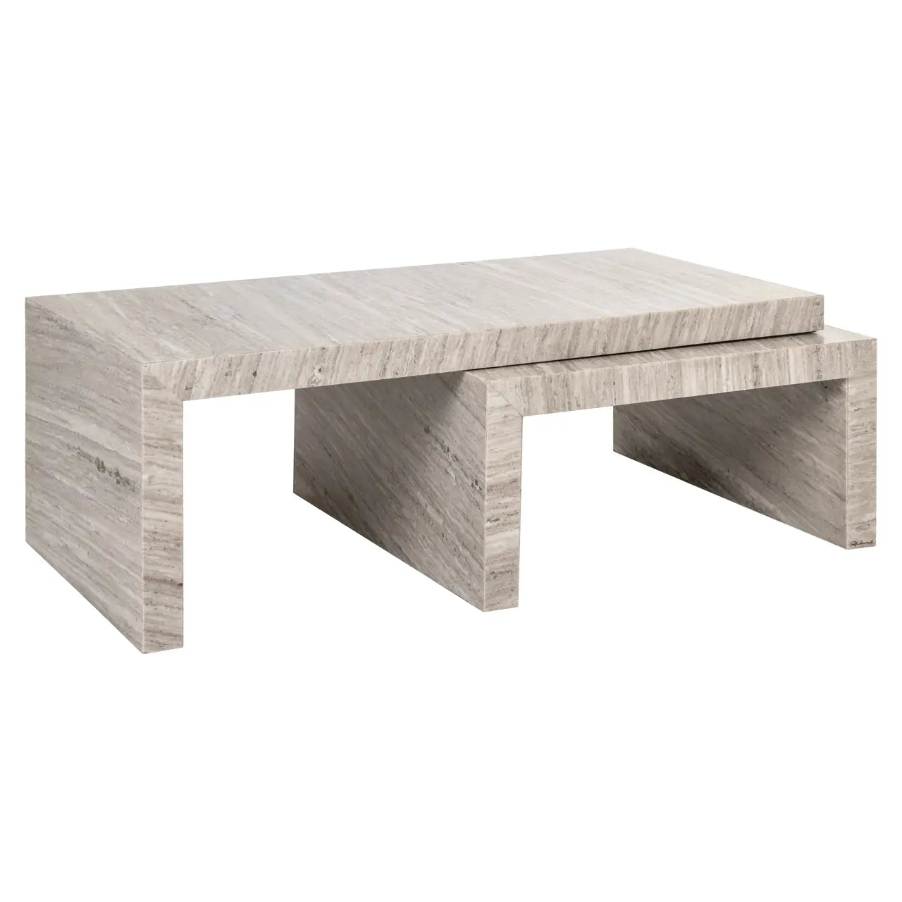Richmond Interiors Novaz Set of 2 Coffee Table in Sand